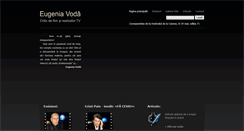 Desktop Screenshot of eugeniavoda.ro